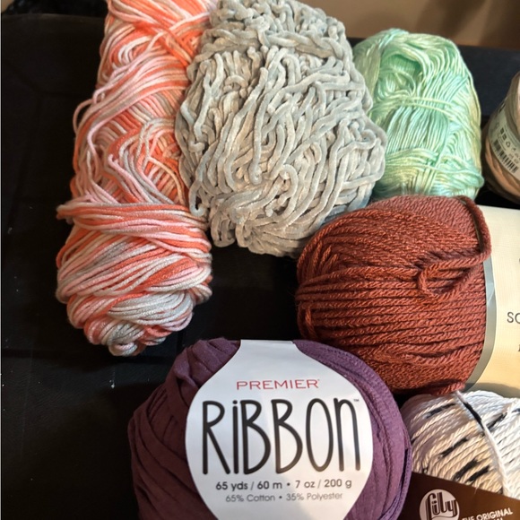 Yarn Collection with Assorted Colors - Picture 2 of 7